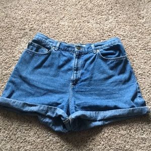 Vintage High Waist Denim Shorts